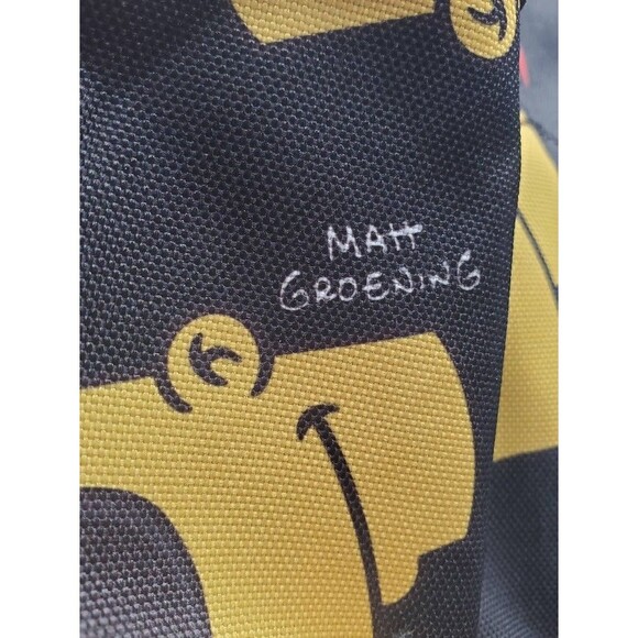 NEFF The Simpsons Bart Steeze Backpack Black Nylon Bookbag Rucksack 2015 - Picture 8 of 10